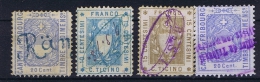 Switserland: Stempelmarken/Timbre Fiscal Canton Fribourg - Revenue Stamps