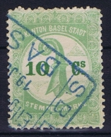 Switserland: Stempelmarken/Timbre Fiscal Canton Basel - Revenue Stamps