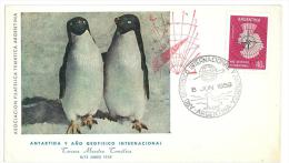 FILATELIA - FDC ANNO GEOFISICO INTERNAZIONALE - ANNO 1959 - ANNULLO SPECIALE - PINGUINI - FDC