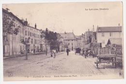 Carte Postale Ancienne 1905 "Saint-Nicolas-du-Port" (54) Rue Laruelle Carte Animée - Saint Nicolas De Port