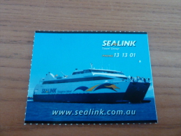 Ticket De Transport (ferry) "SEALINK" AUSTRALIE - Wereld