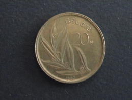 1980 - 20 Francs Baudouin Belgique - 20 Francs