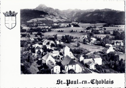 74 - SAINT PAUL EN CHABLAIS - Blason - Ecusson - Armoiries - Ed Combier - Taninges