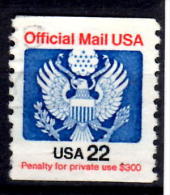 USA 1985 22 Cent Official Mail Issue #O136 - Service