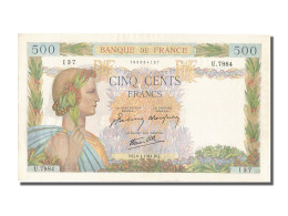 Billet, France, 500 Francs, 500 F 1940-1944 ''La Paix'', 1944, 1944-04-06, SUP+ - 500 F 1940-1944 ''La Paix''