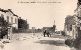 CPA (18)  BRINON-SUR-SAULDRE, Entrée Par La Route De Chaon, Jamais Voyagé - Brinon-sur-Sauldre