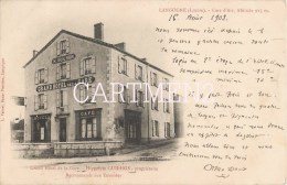 LANGOGNE GRAND HOTEL DE LA GARE HIPPOLYTE GUILHON 48 LOZERE 1900 - Langogne