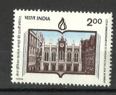 INDIA, 1994, 125th Anniversary Of St Xavier´s ( Xaviers), College, MNH, (**) - Unused Stamps