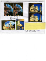 ONU - VIENNA  2004  - Lettera Er La Lituania - Molto Bella - Pisa-Roma-Costiera Amalfitana - Covers & Documents