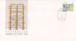 Australia 1989 Ashes Victory Souvenir Cover - Lettres & Documents