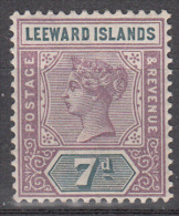 Leeward Islands  Scott No  6  Unused Hinged   Year  1890 - Leeward  Islands