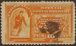 USA 1888 10c Special Delivery SG E251 U #AL824 - Express & Recommandés