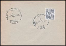 Yugoslavia 1958, Cover W./ Special Postmark Zagreb - Brieven En Documenten