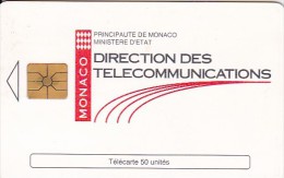 Monaco, MF31, 50 Units, Direction De Montecarlo, 2 Scans. - Monaco