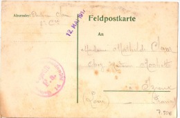 GUE - L10 - Feldpostkarte Avec Cachet De Régiment 1917 - WO1