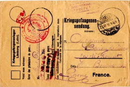 GUE - L18 - Lettre De Prisonnier De Guerre - Kriegsgefangenensendung 1916 Avec Cachet De Censure Du Camp De Limburg - WO1