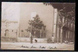 11 - CAPENDU - CARTE PHOTO DE LA MAISON BAROU ( OU BALOU) - VALLOIS - Capendu