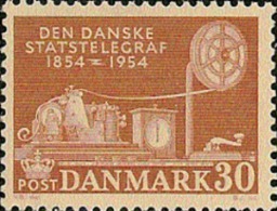 Denmark  1954.  100 Anniv Telegraph. Michel 351  MNH. - Nuovi