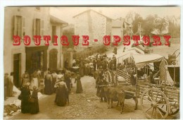 87 - SAINT PRIEST TAURION - Foire Marché < Carte Photo Rare - Saint Priest Taurion