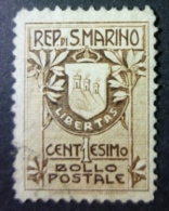 SAN MARINO 1907: Sassone 47 / YT 47, O - FREE SHIPPING ABOVE 10 EURO - Gebraucht