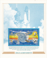USA Scott 1919a Blk Of 8 Space Achievements Mint NH On Souvenir Card - Andere & Zonder Classificatie