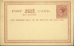 Entier Postal Carte One Penny Marron Neuf Superbe - Briefe U. Dokumente