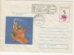 HEALTH, SMOKING, WORLD HEALTH DAY, COVER STATIONERY, ENTIER POSTAL, 1981, ROMANIA - Drugs