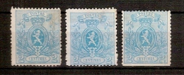 Nr. 24 (3x)  (*) Postfris Zonder Gom  In Variërende Staat (tanding Zie Scan) ! Inzet Aan 35 € (OBP = 504 €) ! - 1866-1867 Coat Of Arms