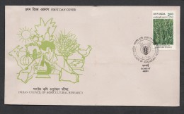 INDIA, 1990,  FDC,  Indian Council Of Agricultural Research, Agriculture,   Bombay Cancellation - Cartas & Documentos