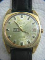 DESTA SAFARI AUTOMATIC 25 JEWELS GOLD DAY/DATE WATCH - Autres & Non Classés