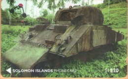 Solomon Island - SOL-02, GPT, Shereman Tank, 20SI$, 1992, Used - Salomon