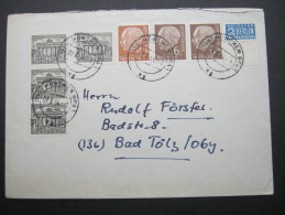 1954, Notopfermarke Mit Leerfeld Und Rand, Brief - Lettres & Documents