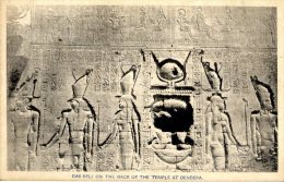 EGYPTE BAS RELIEF ON THE BACK OF THE TEMPLE AT DENDERA - Museums