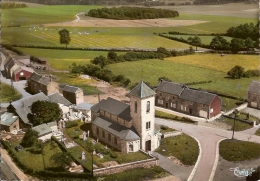 BOIS ET BORSU VUE AERIENNE-EGLISE ROMANE DE BOIS - Clavier