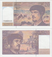 **** BILLET 20 FRANCS DEBUSSY 1997 ALPHABET A.051 N° 720013 **** EN ACHAT IMMEDIAT !!! - 20 F 1980-1997 ''Debussy''