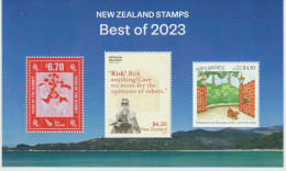 New Zealand Souvenir Sheet 2023 Mi 3984 Katherine Mansfield - Mi 3996 Hairy Maclary - Schnitzel Von Krumm ** - Neufs