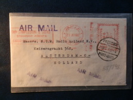 38/893   LETTRE TO HOLLAND 1960  OBL. PAQUEBOT PORT SAID - Brieven En Documenten
