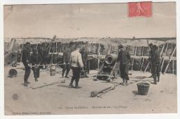 @ CPA ANIMEE CAMP DE CHALONS, MORTIERS DE 220 - LA CHARGE, SOLDATS MILITAIRES MILITARIA, MARNE 51 - Camp De Châlons - Mourmelon