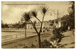 TORQUAY : SEA ROAD AND ABBEY CRESCENT LOOKING FROM ROCK WALK - Torquay