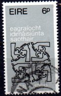 IRELAND 1969 50th Anniv Of I.L.O. - 6d Quadruple I.L.O. Emblems  FU - Oblitérés