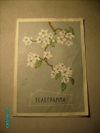 RUSSIA  USSR  1961  TELEGRAM   CHERRY BLOSSOMS     ,m - Other & Unclassified