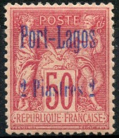 Port Lagos (1893) N 5 * (charniere) - Neufs