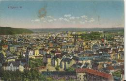 GERMANY 1928 – VINTAGE POSTCARD – HAGEN I.W – GENERAL VIEW  HALF SHINING ADDR TO FRANCE NOT FLOWN WRITTEN JAN 2,1928  RE - Hagen