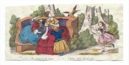 Imagerie Epinal / Pellerin ? /Bilingue Franco Allemande/Oh Maman Le Bel Oiseau/ Vers 1850-1870     IM519 - Autres & Non Classés