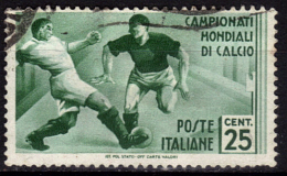 ITALIE   N° 340   Oblitere    Cup  1934  Fussball  Soccer   Football - 1934 – Italie