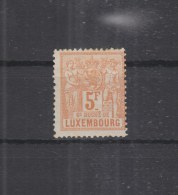 Luxemburg 5 Franken Mit Falz - 1882 Allégorie