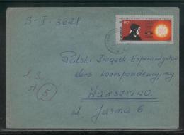 POLAND 1970 (1969) LETTER GRODKOW TO WARSAW SINGLE FRANKING 60GR 25TH ANNIV PRL - Briefe U. Dokumente