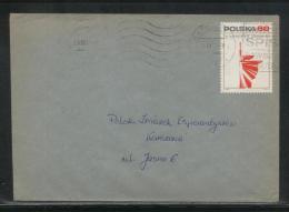 POLAND 1970 LETTER KATOWICE 2 TO WARSAW SINGLE FRANKING ZBOWID WAR VETERANS CONGRESS 60GR - Lettres & Documents