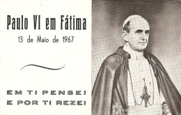 Fátima - Papa Paulo VI Em Fátima Em 13 De Maio De 1967 - Santarem