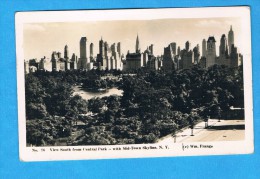 CPA- View South From Central Park- With Mid Town Skyline- New York - Central Park